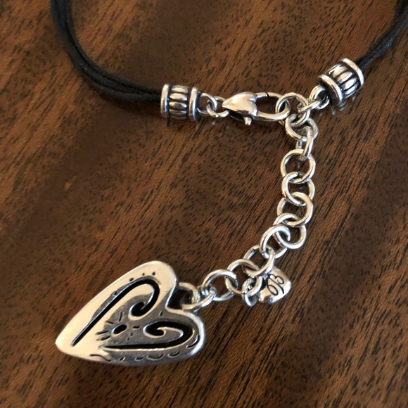 NWOT Brighton BRAZILIAN multi strand heart charm necklace - Picture 7 of 9